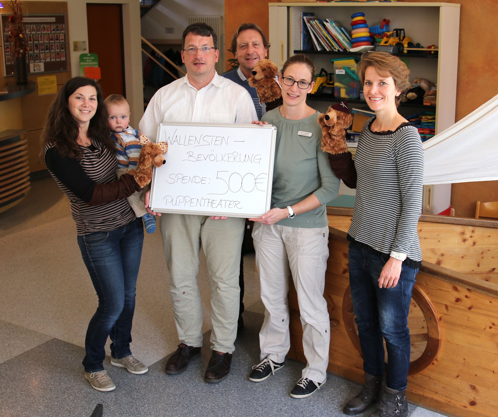 Wallenstein„Bevölkerung“ spendet 500 Euro an das SPZ