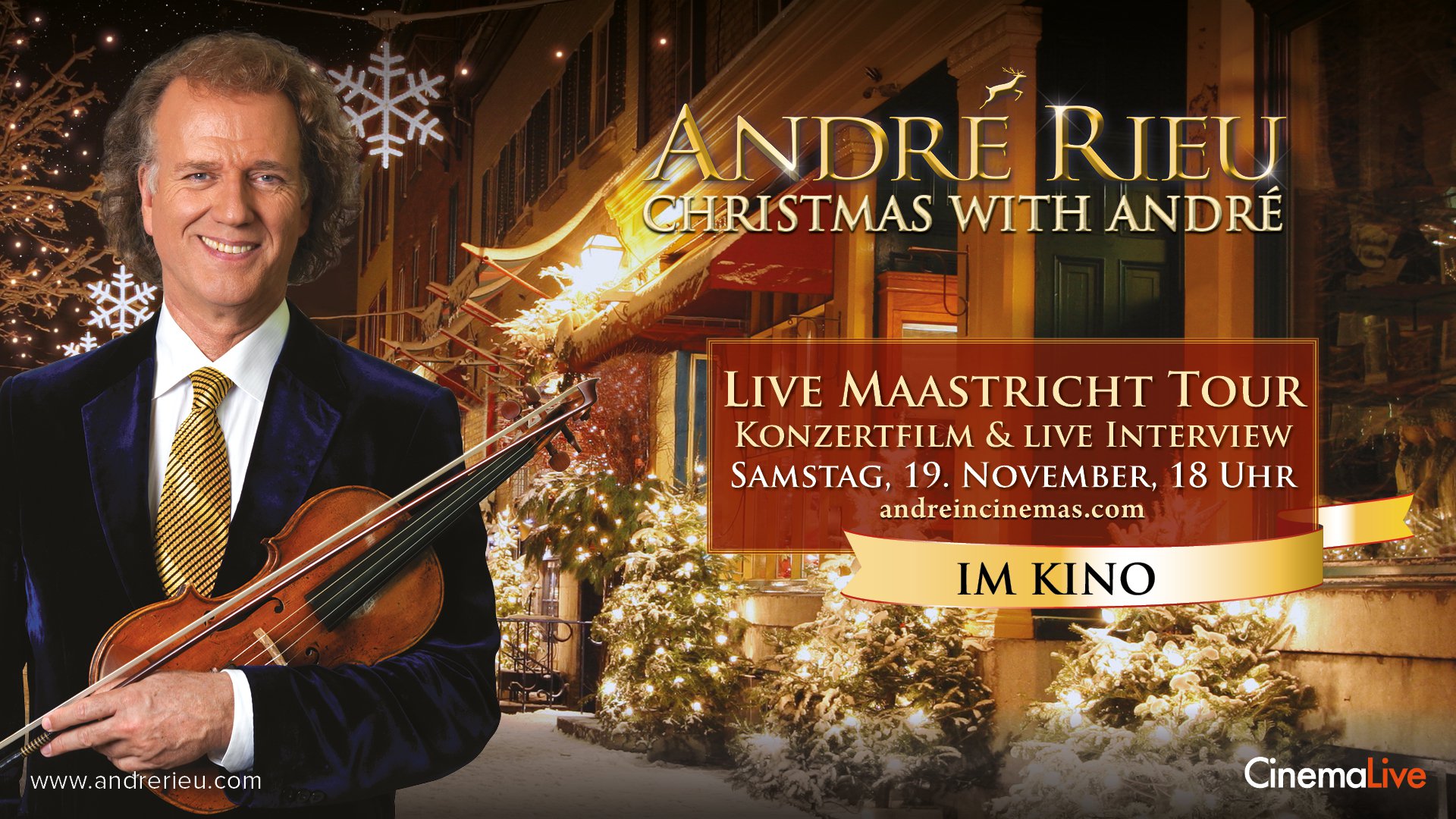 Mediathek Weihnachten mit André Rieu: Ein Fest für die Seele