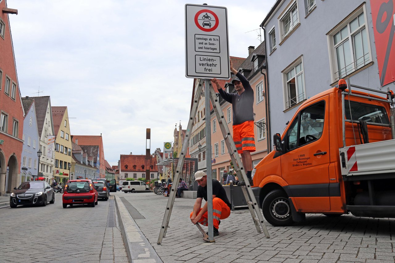 Sperrung Weinmarkt