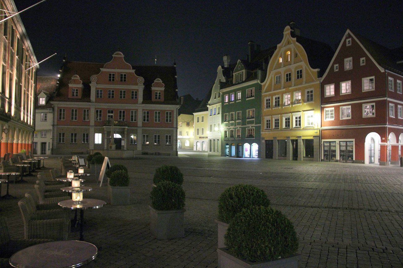 Memmingen bei Nacht