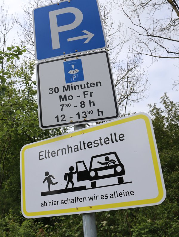 Haltestellen für Elterntaxis