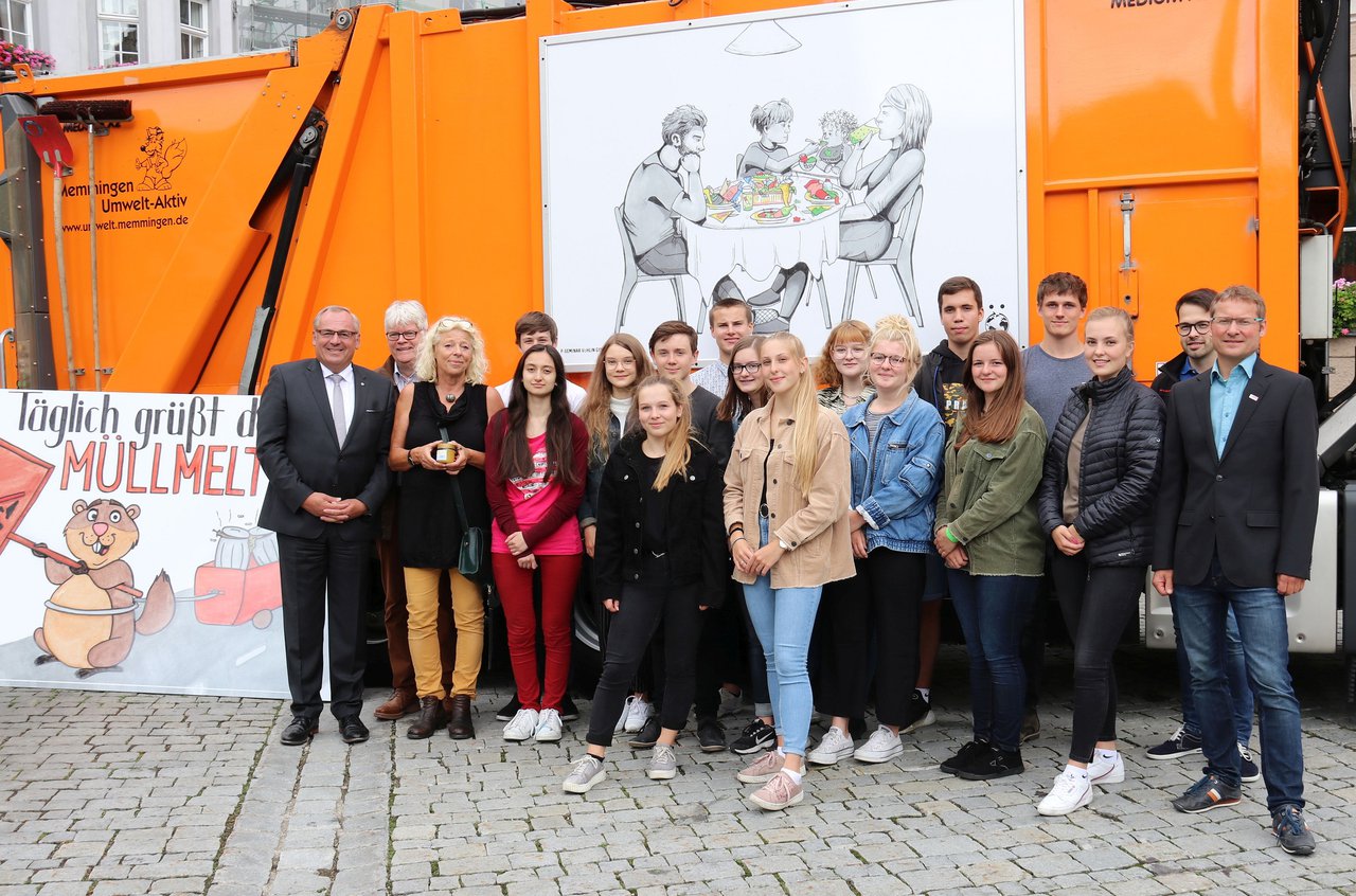 Anti-Müllkampagne des Vöhlin Gymnasiums