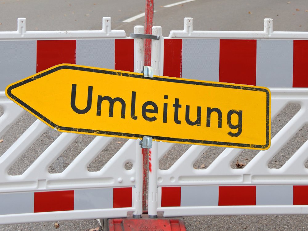 Riedbachstraße gesperrt
