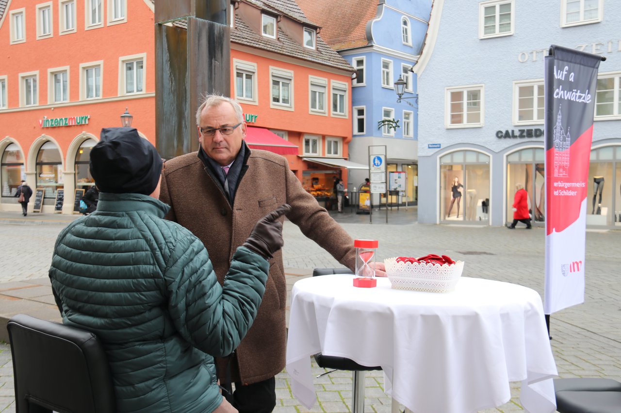 Auf ein Schwätzle