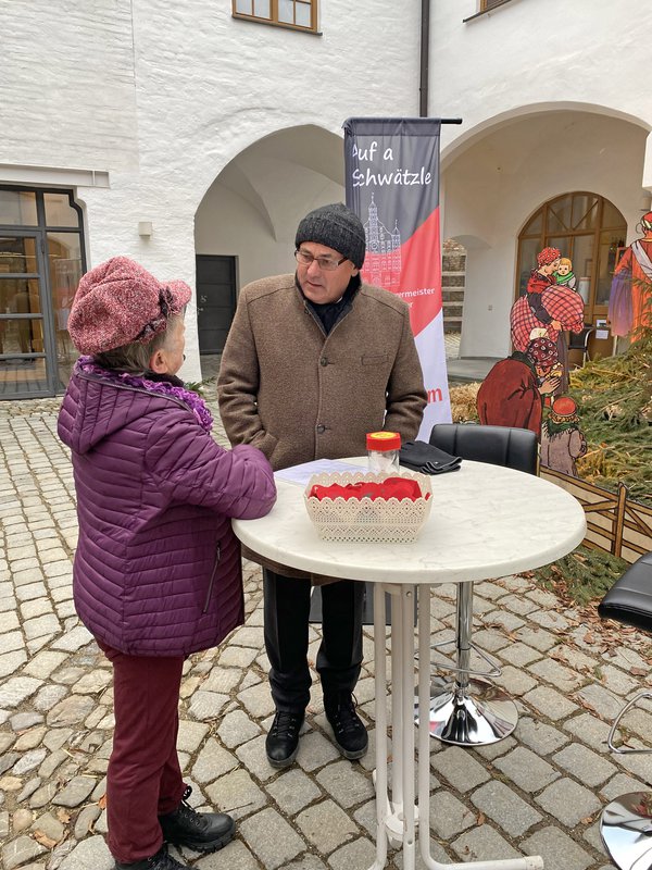 Auf a Schwätzle