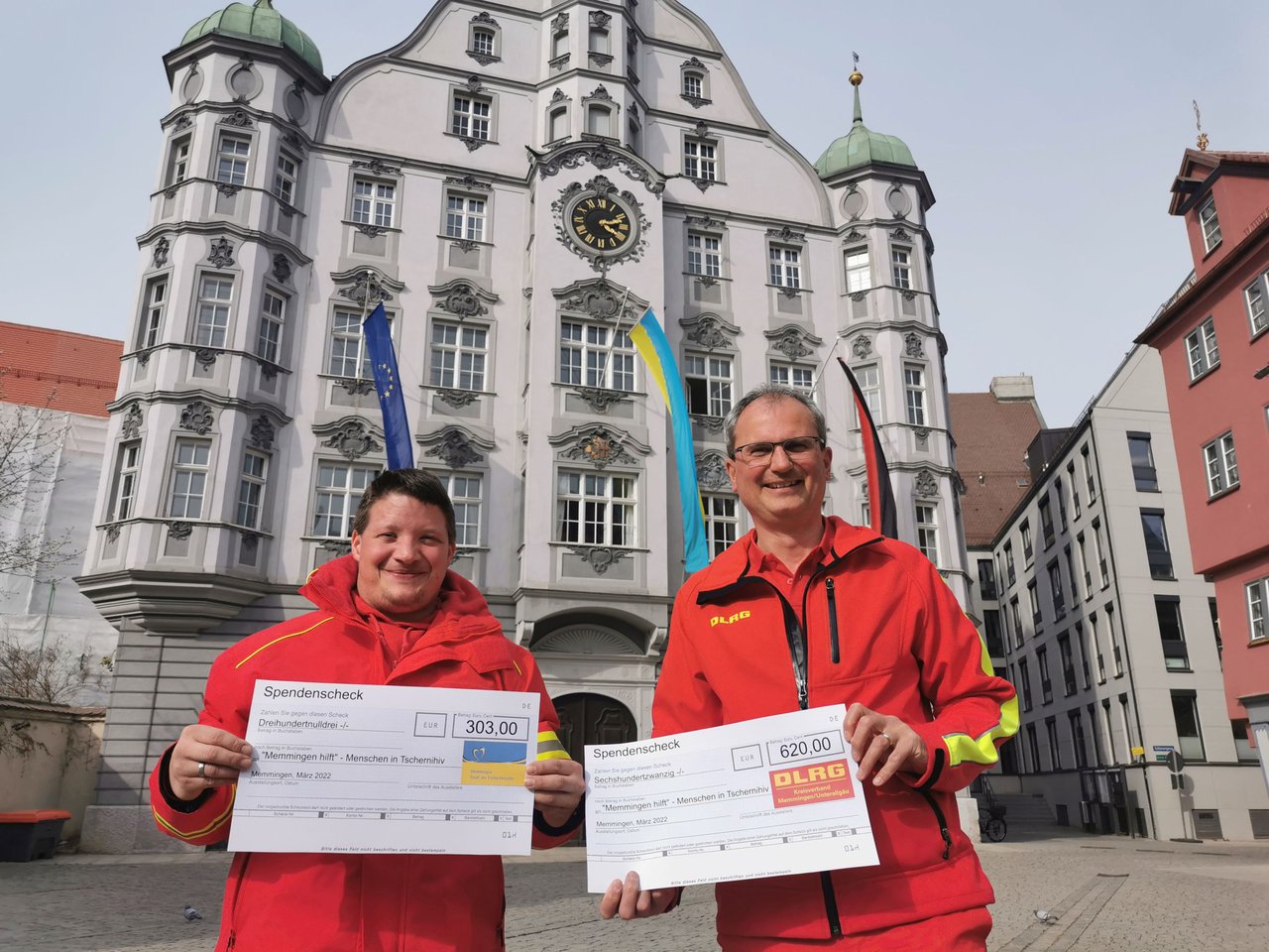 DLRG sammelt für Tschernigiw