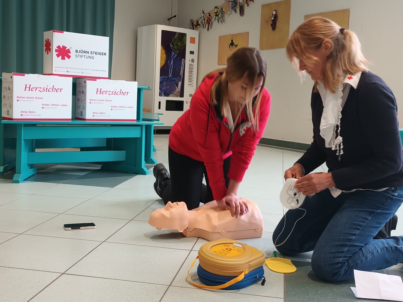 Retten macht Schule Lindenschule 15.04.2024