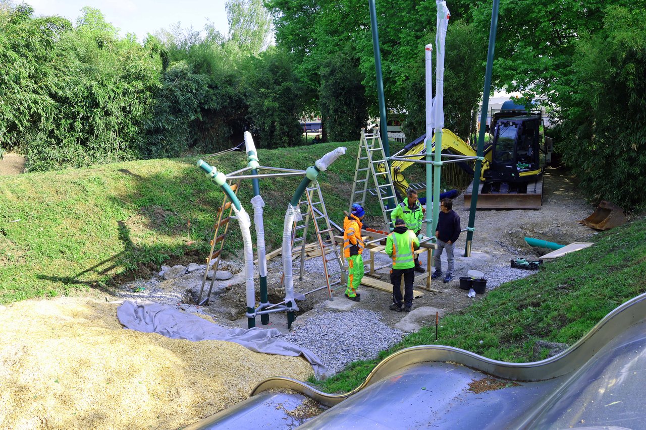 Wasserspielplatz Neue Welt erneuert