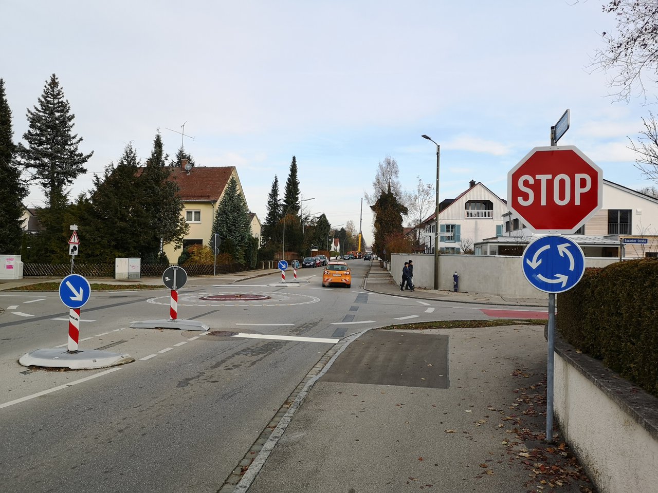 Kreisverkehr Buxacherstraße