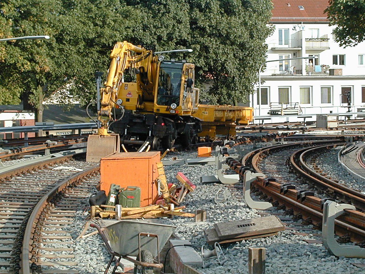 Gleiserneuerung zwischen Tannheim und Memmingen