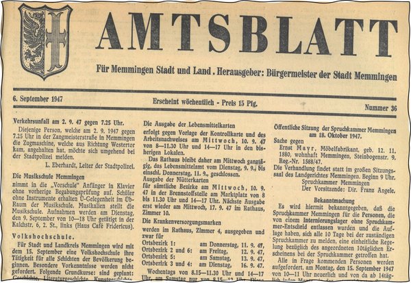 Amtsblatt 1947