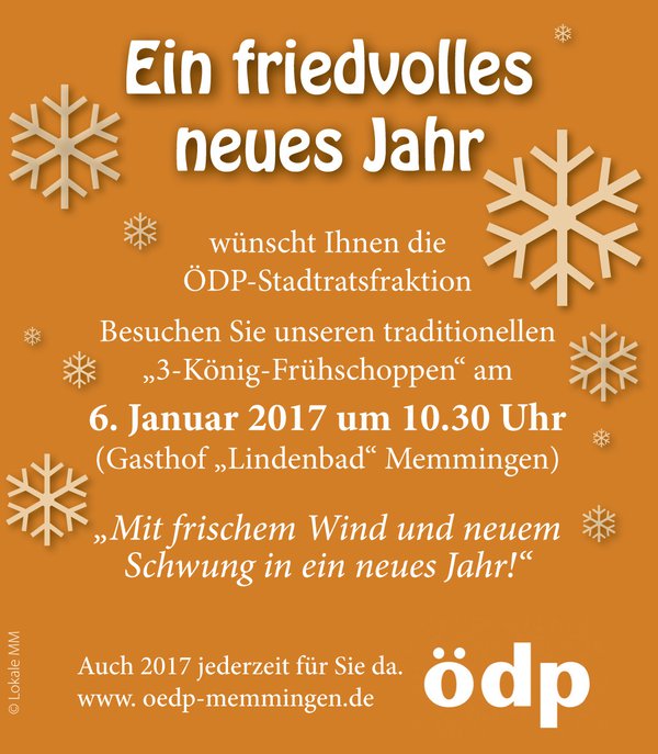 ödp neujahr