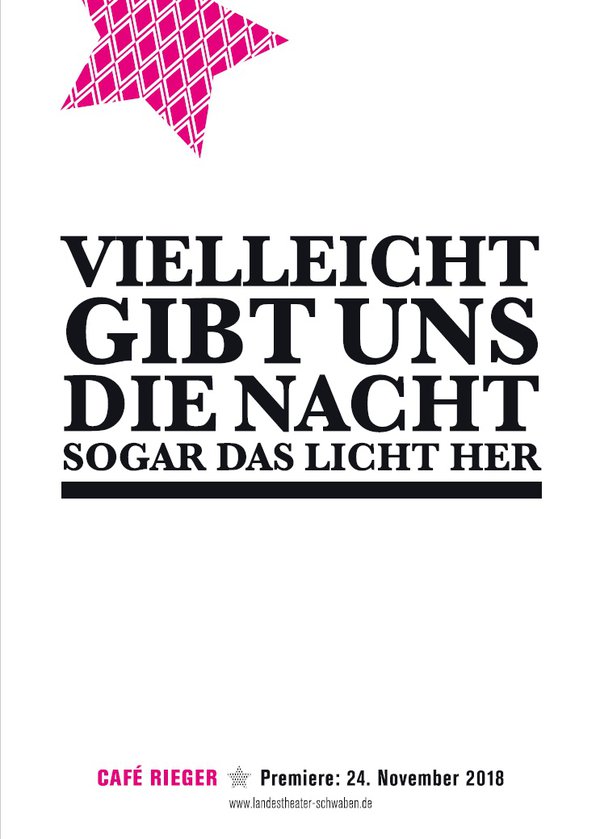 Uraufführung  "Café Rieger"