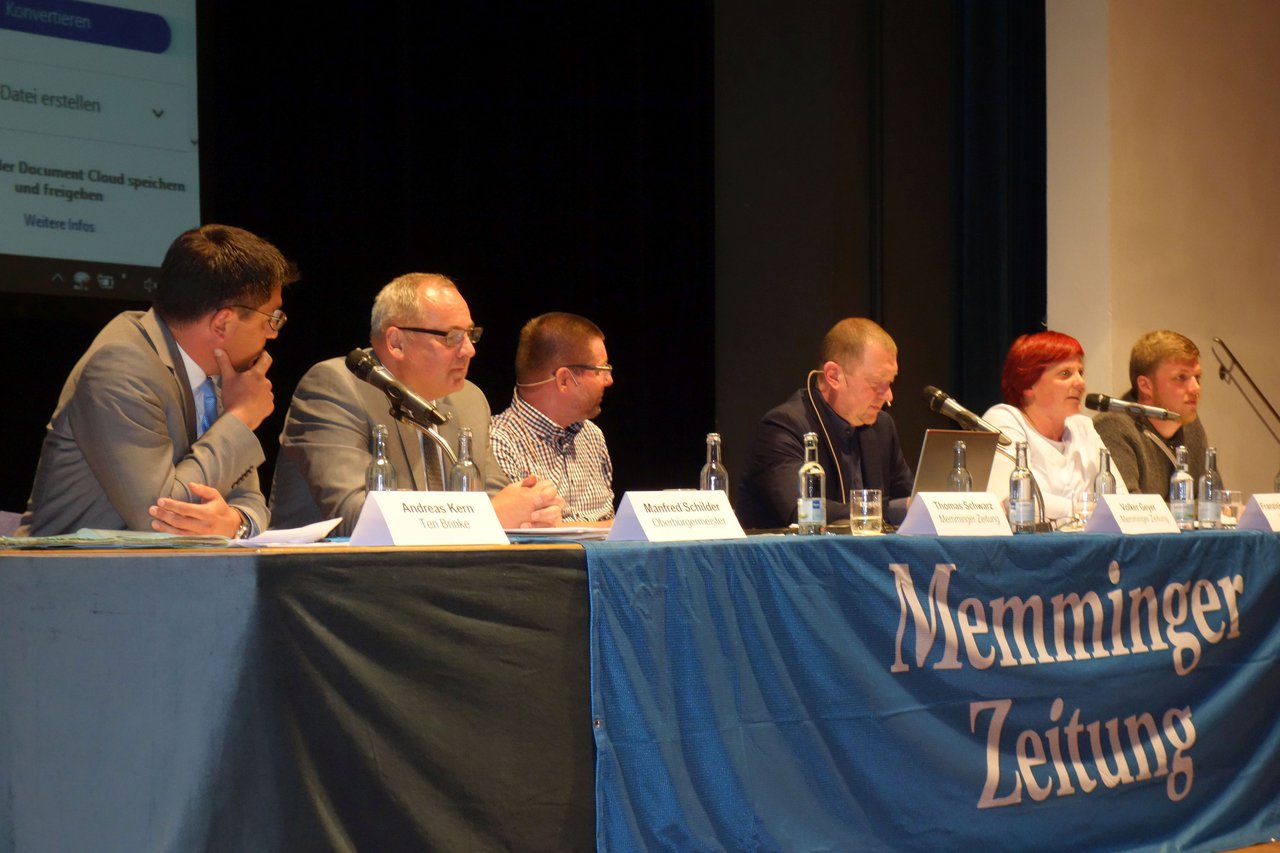 Podiumsdiskussion Memminger Zeitung