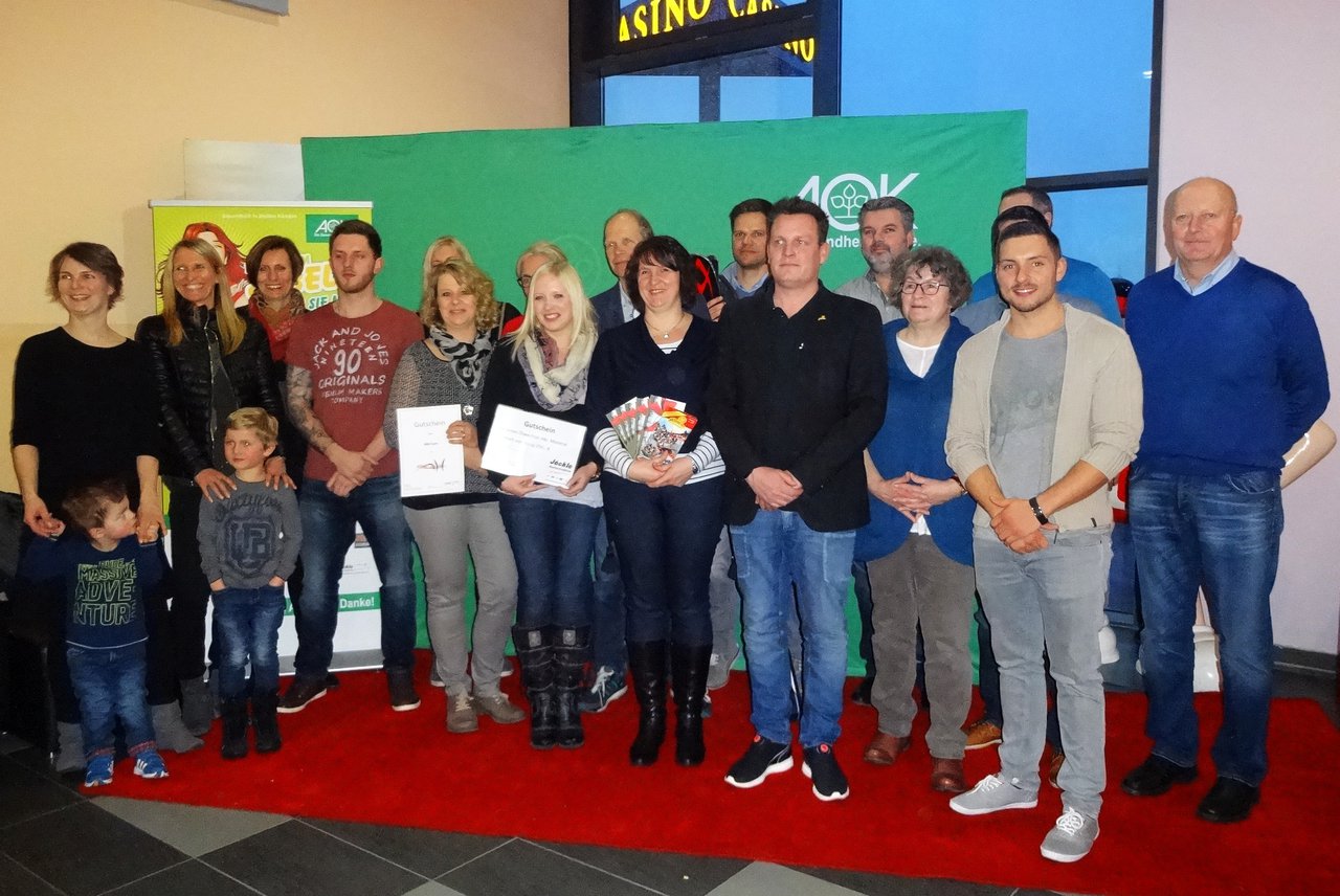 AOK-Gewinnspiel 2016: Preise im Cineplex übergeben