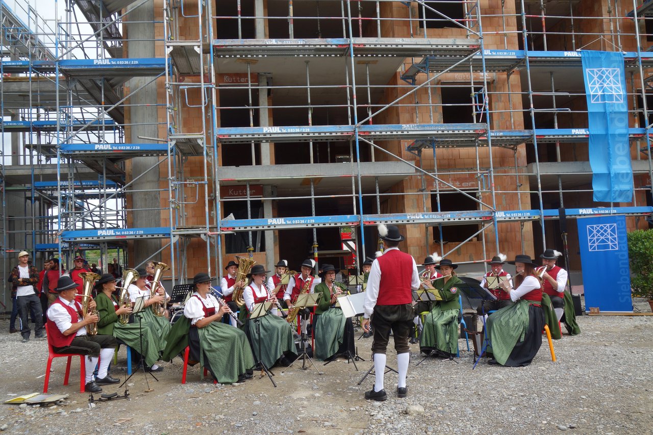 Siebendächer Bauprojekt Lisztstraße Richtfest