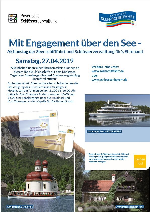 Mit Engagement über den See