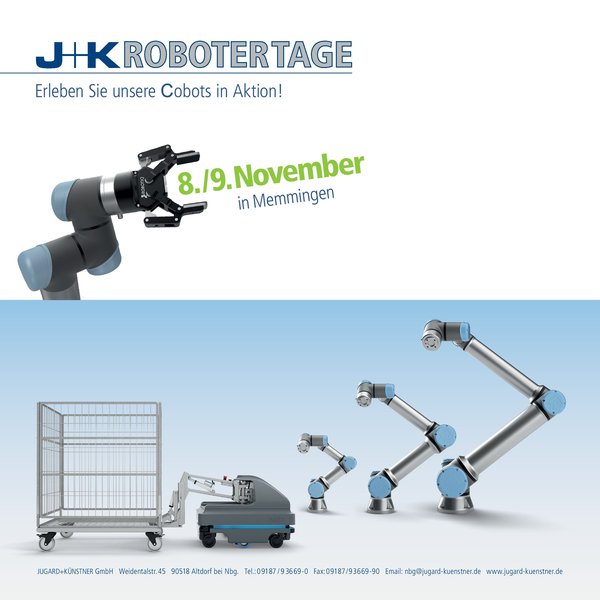 Robotertage am 8. und 9. November in Memmingen