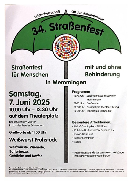 Flyer Behindertenbeirat