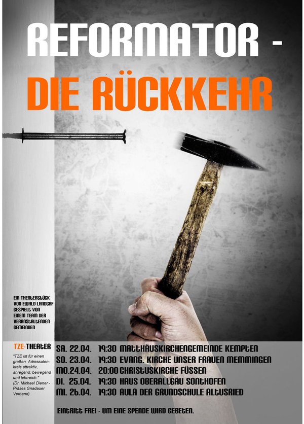 Der Reformator kehrt zurück - Luther-Theater in der Frauenkirche