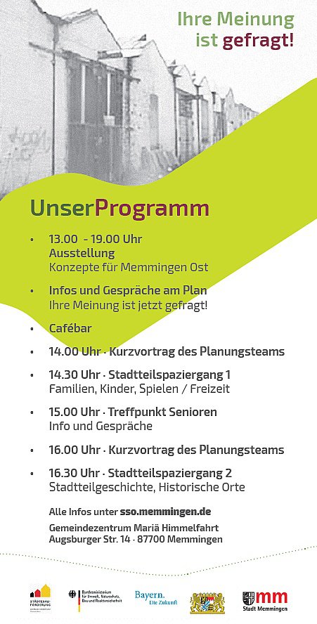 Flyer offene Bürgerwerkstatt MM Ost
