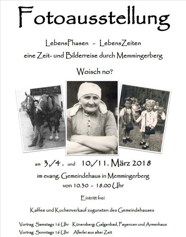 Fotoausstellung  „LebensPhasen – LebensZeiten