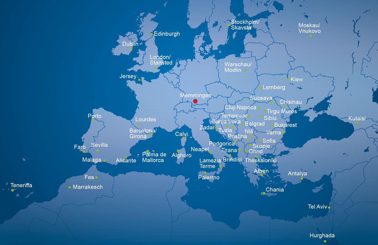 Sommerflugplan startet mit über 50 Zielen