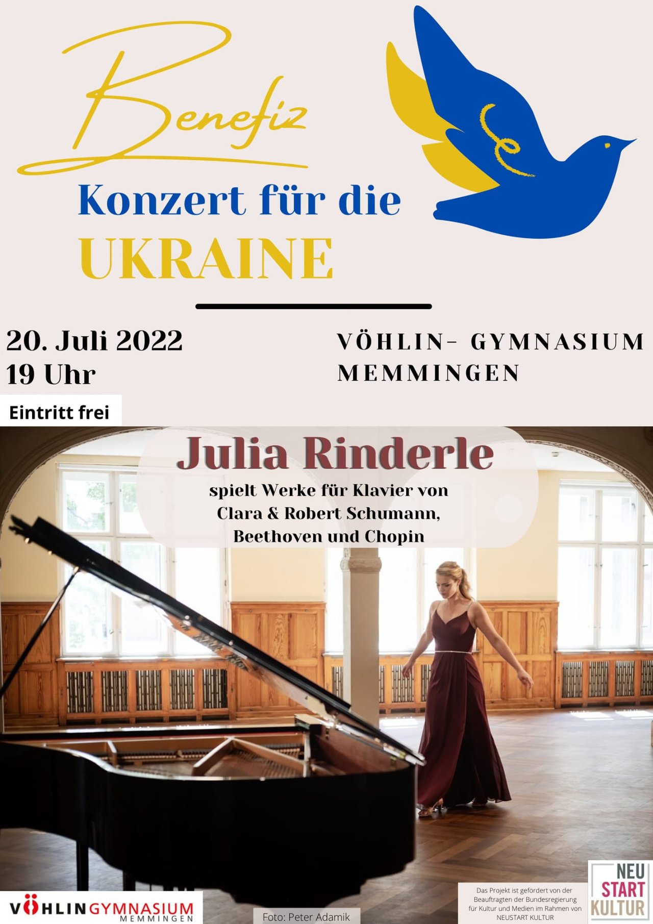 Benefizkonzert Julia Rinderle