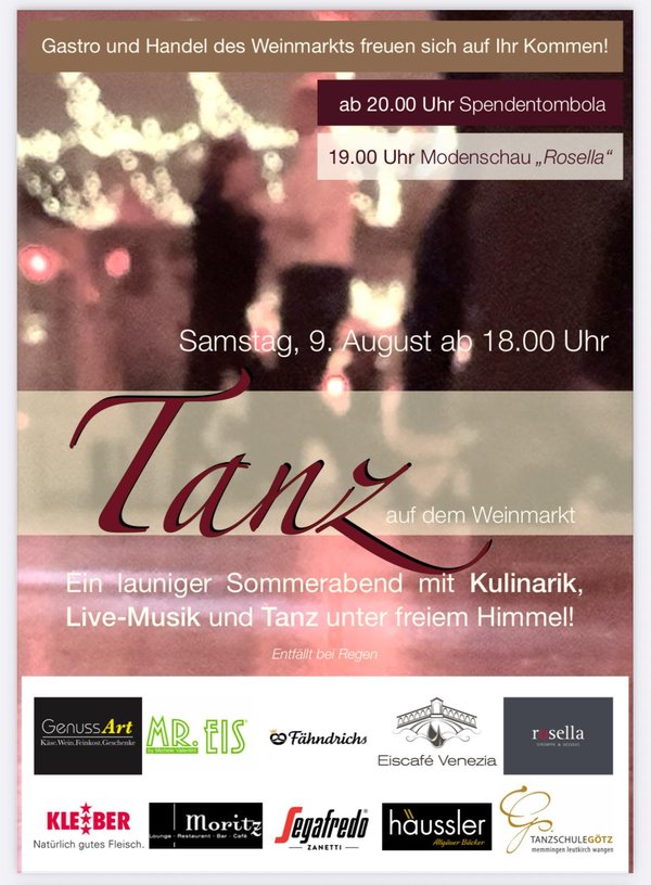 Tanz auf dem Weinmarkt