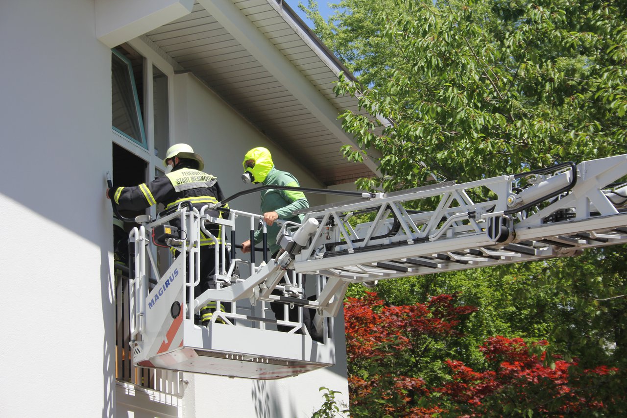 Brandschutzübung im Kindergarten Wartburgweg