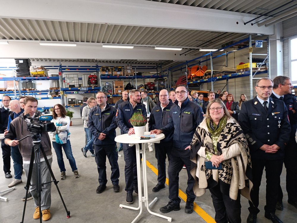 Neues Katastrophenschutzlager in Memmingen eröffnet