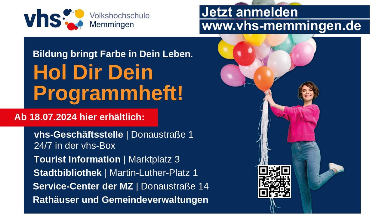 neues vhs Programm Herbst 2024
