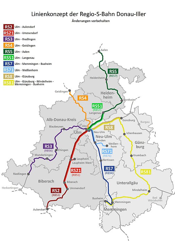 Linienkonzept Regio S-Bahn