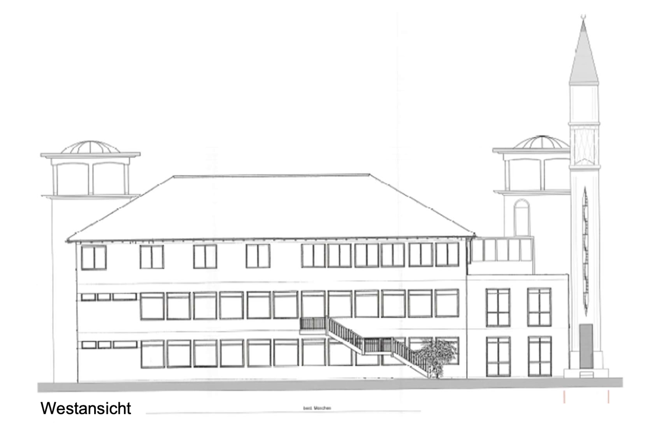 Moschee Grafik Bauamt