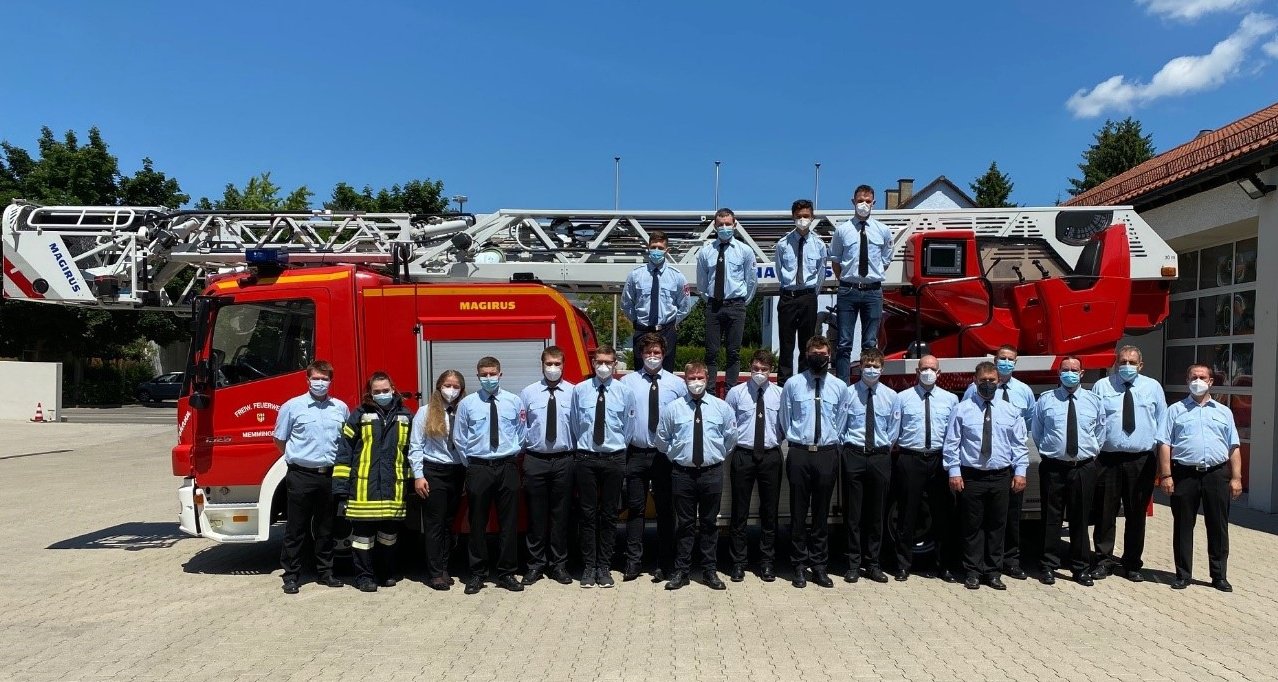 Neue Truppführer bei den Feuerwehren der Stadt Memmingen