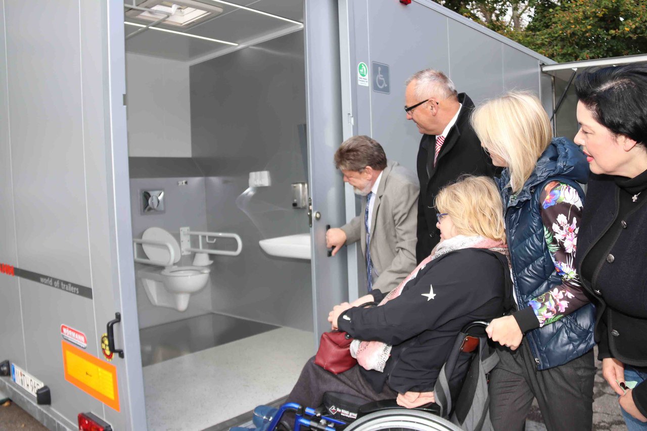 Toilette Jahrmarkt