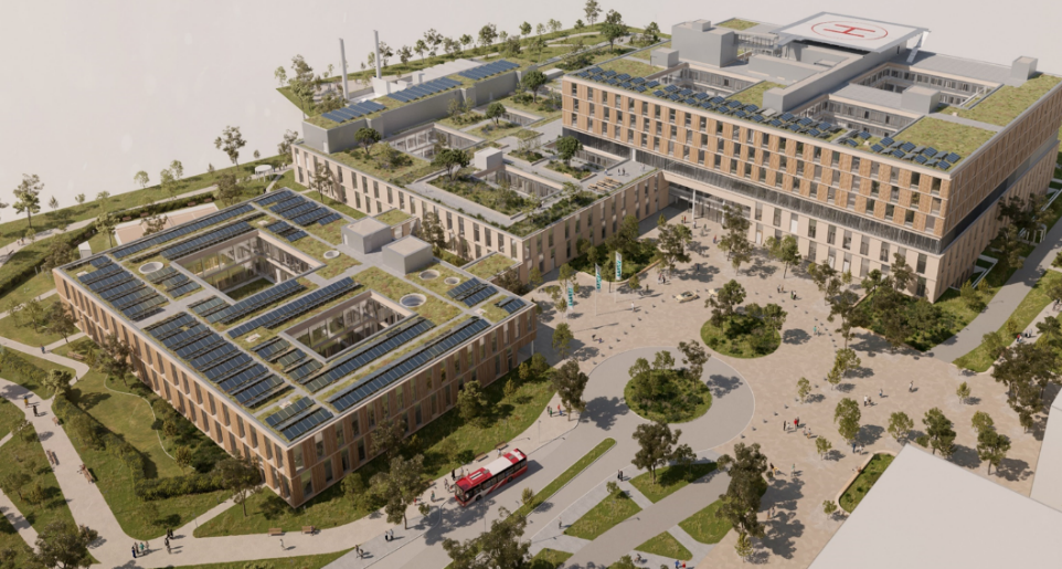Klinikum voll im Zeitrahmen