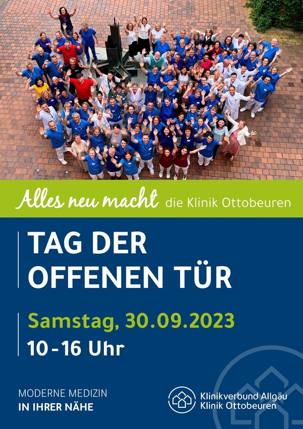 Plakat Tag der offenen Tür 2023_Klinik OTB