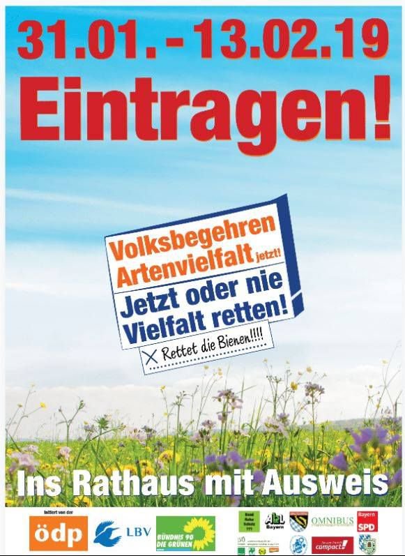 Letzte Chance Volksbegehren - Rettet die Bienen!