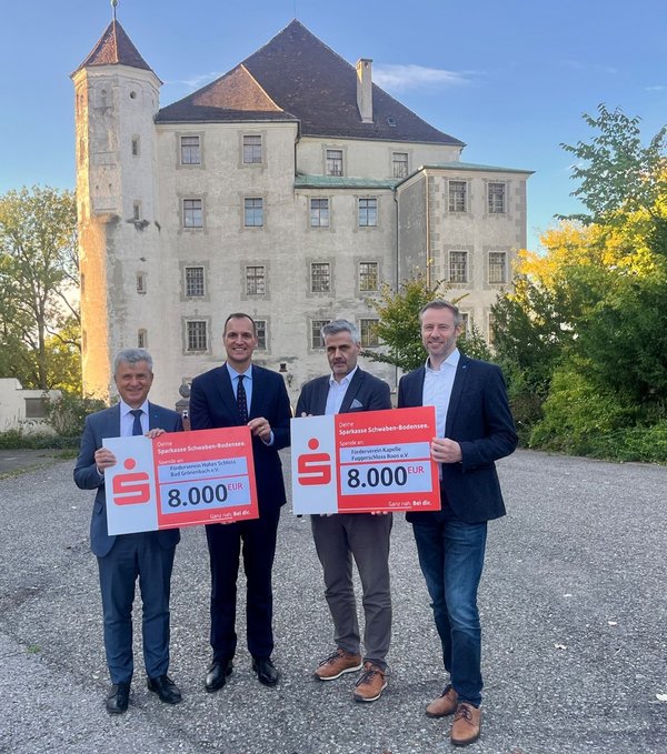 Sparkasse unterstützt Schlösser