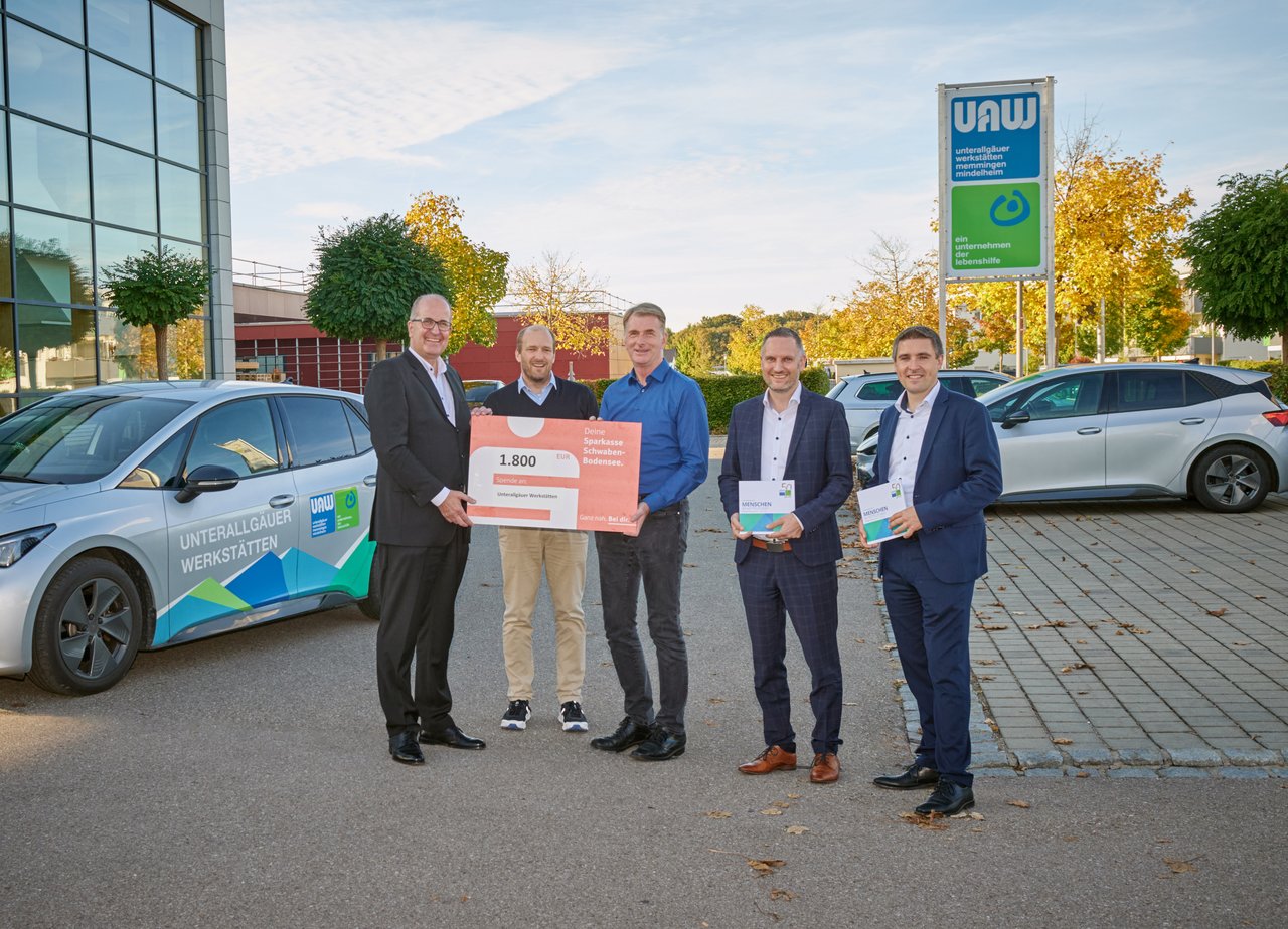 1.800 Euro für die Unterallgäuer Werkstätten