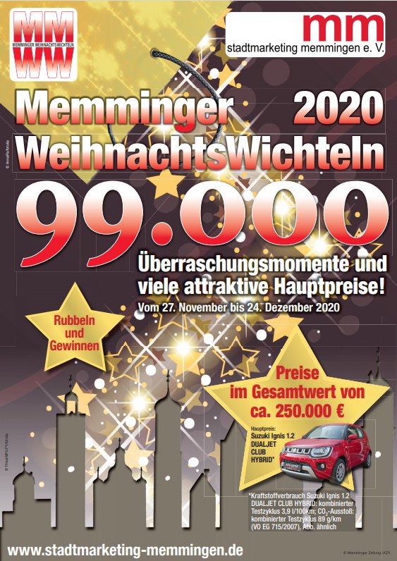 Rubbeln und gewinnen 2020