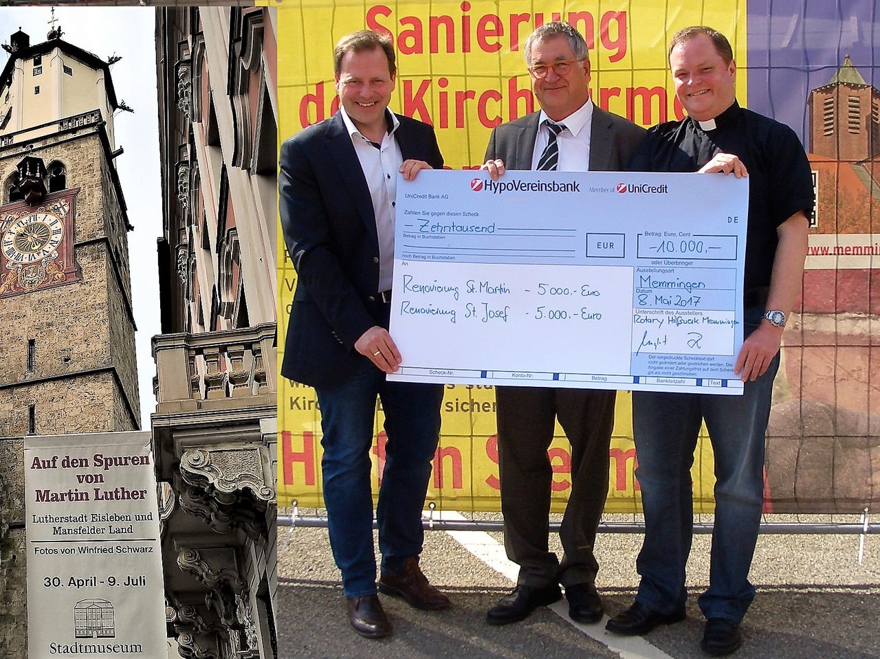 RC Spende an Kirchen