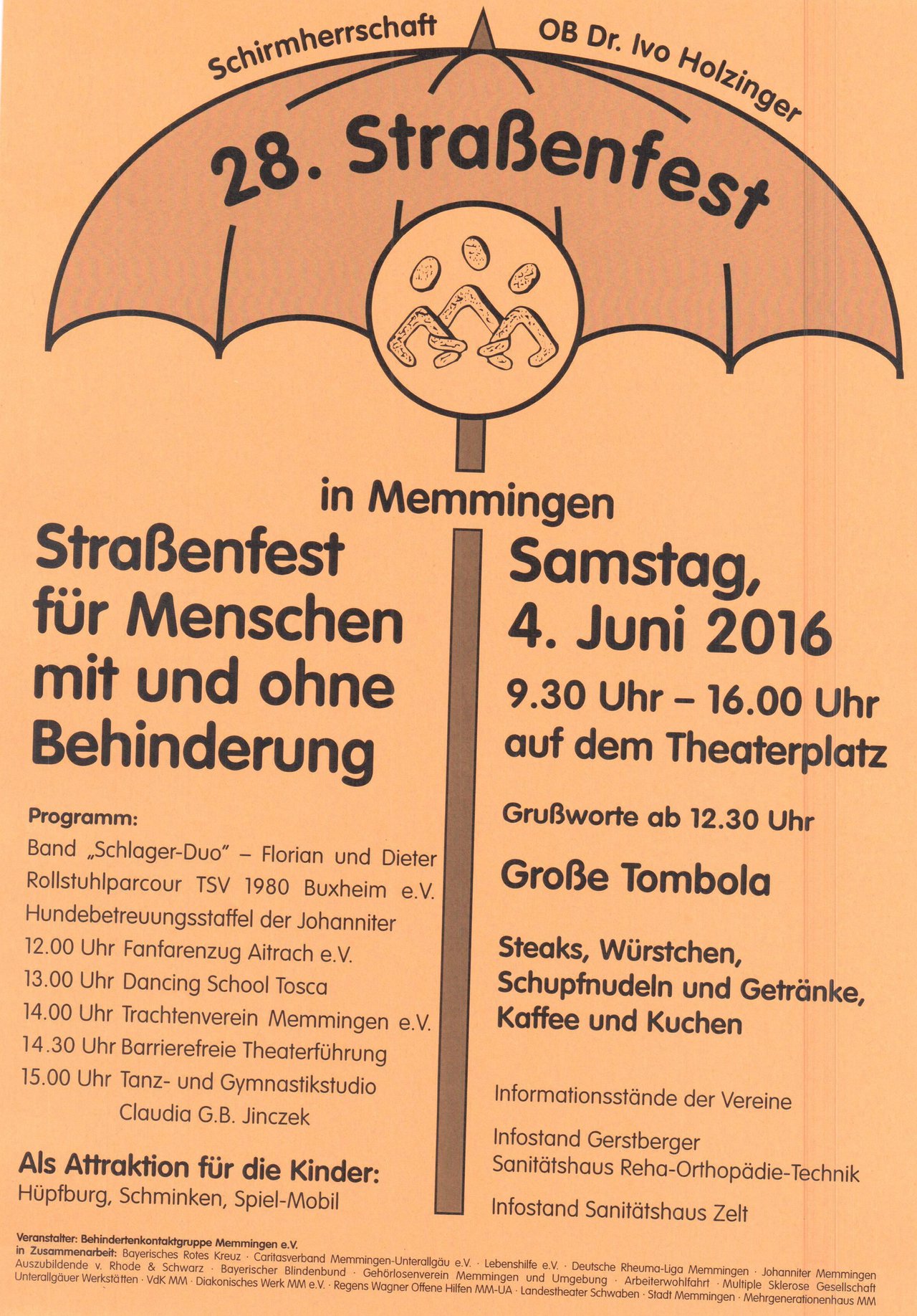 Straßenfest auf dem Theaterplatz