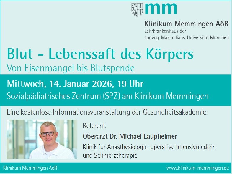 Vortrag Blut Gesundheitsakademie