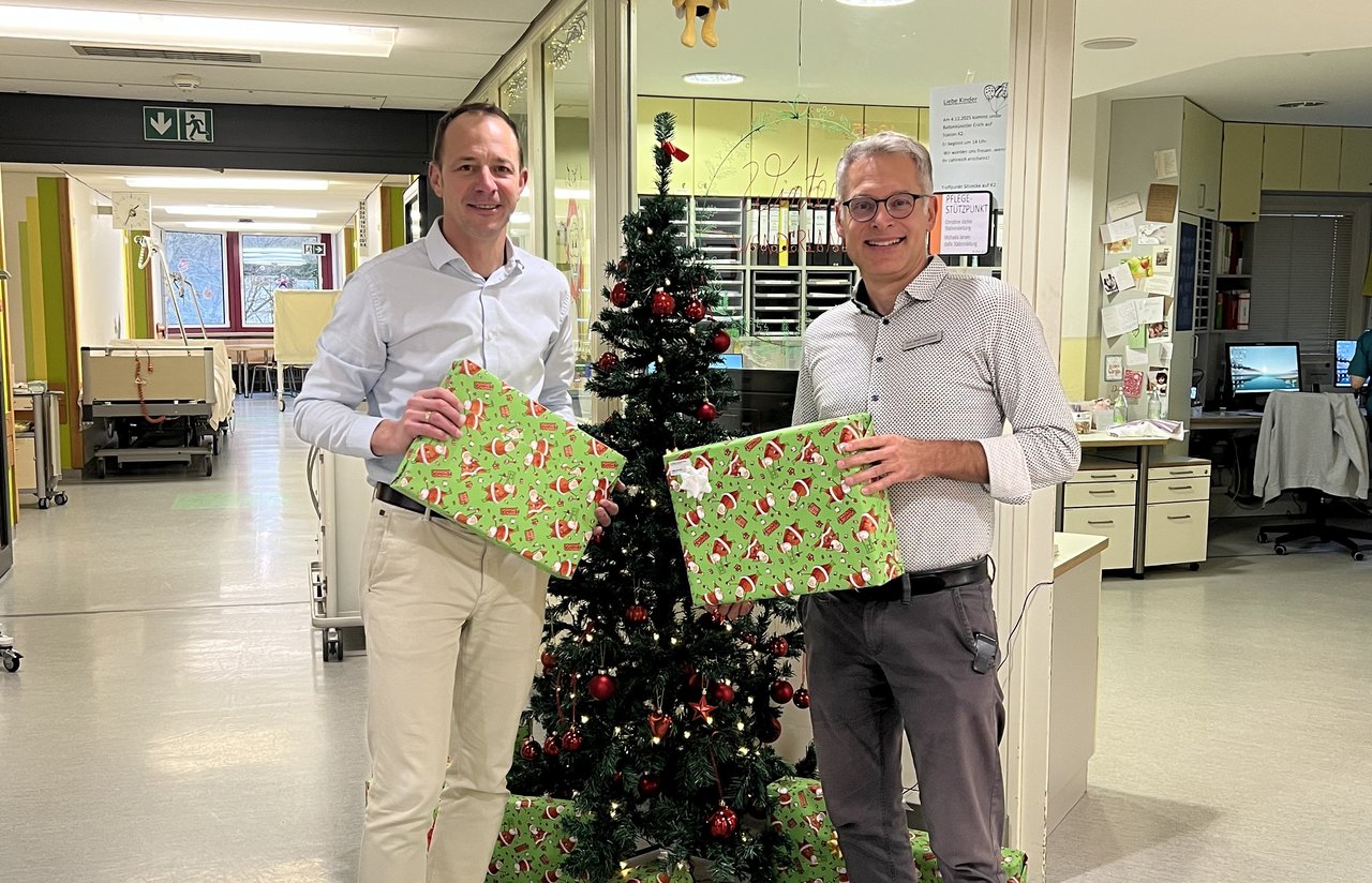 Weihnachtsgeschenke Kinderklinik Memmingen