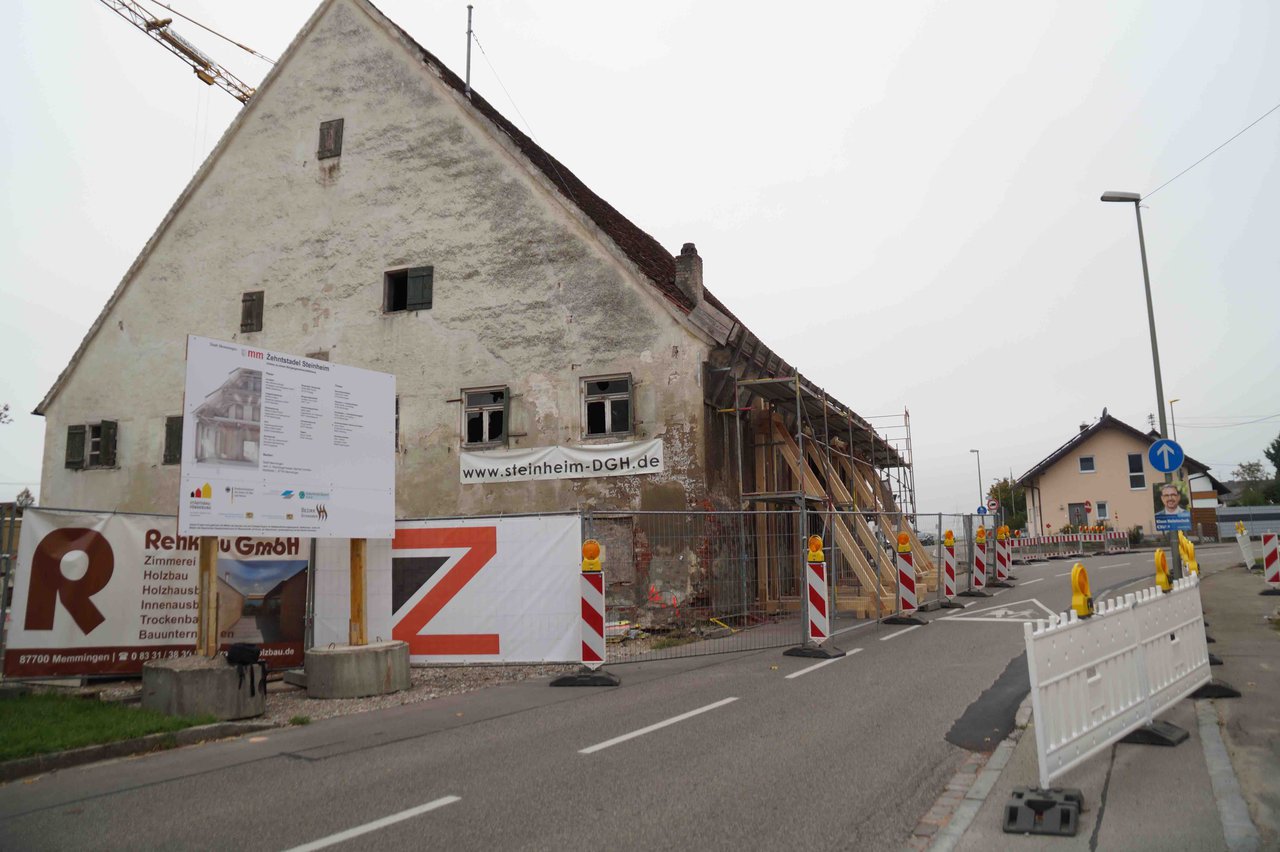 Zehntstadel Baustelle