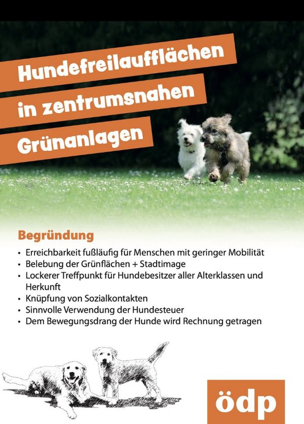 Hundefreilauf ÖDP