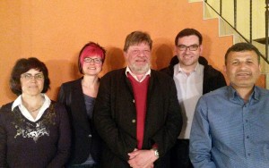 Der neue Vorstand des SPD-Unterbezirks MM-Unterallgäu (von links): Angelika Visioli, Petra Beer, Rolf Spitz, Thomas Riederle und Mehmet Yesil. Foto: privat