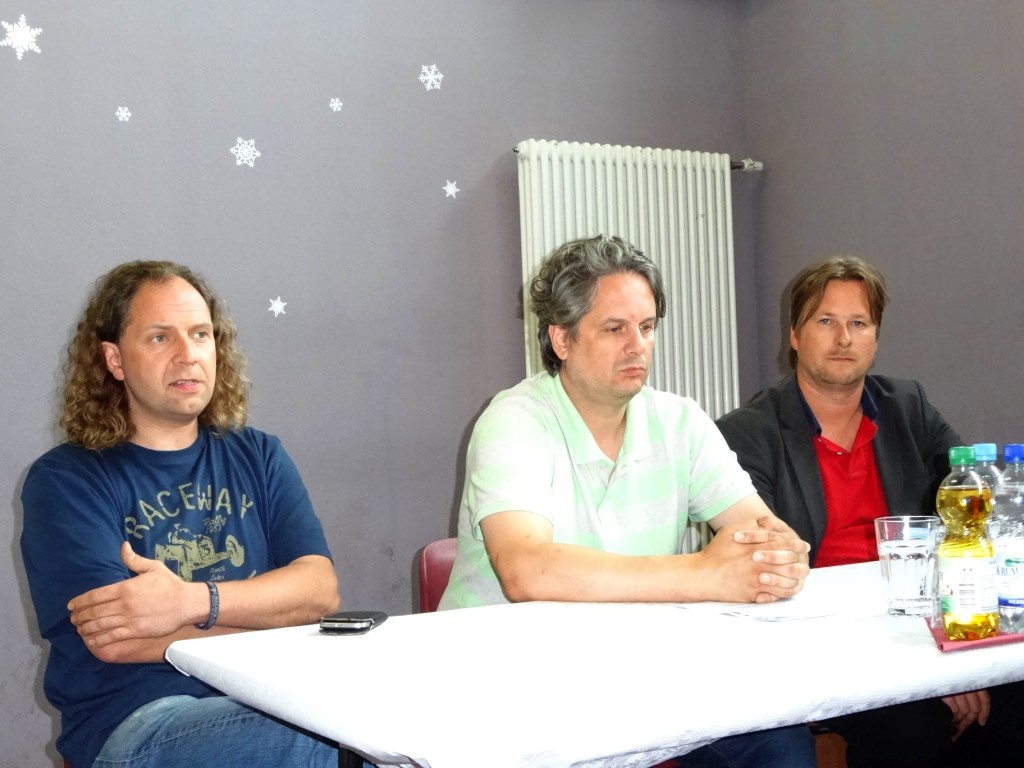 Die Betreiber des Kaminwerks Rainer Schneider, Matthias Ressler und Thomas Kästle Vortand Kaminwerk Rainer Schneider, Matthais Ressler, Thomas Kästler
